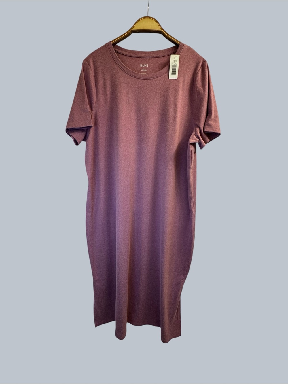R Line Women’s T-Shirt Dress Pink Size 2X